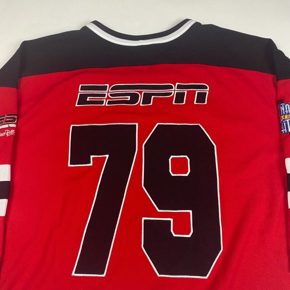 Vintage ESPN Disney Hockey Jersey Mens Adult Large - Picture 7 of 9